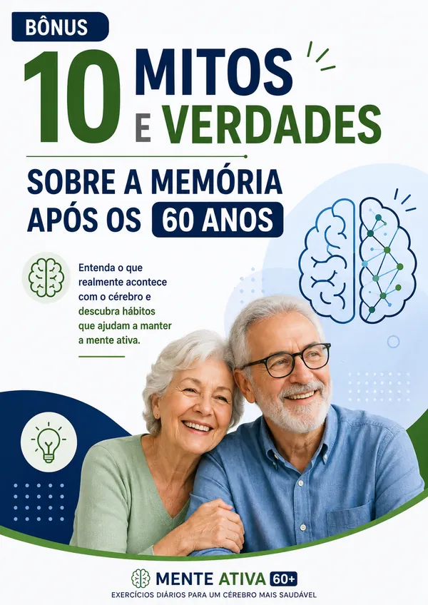 Capa do bônus 10 Mitos e Verdades sobre a Memória após os 60