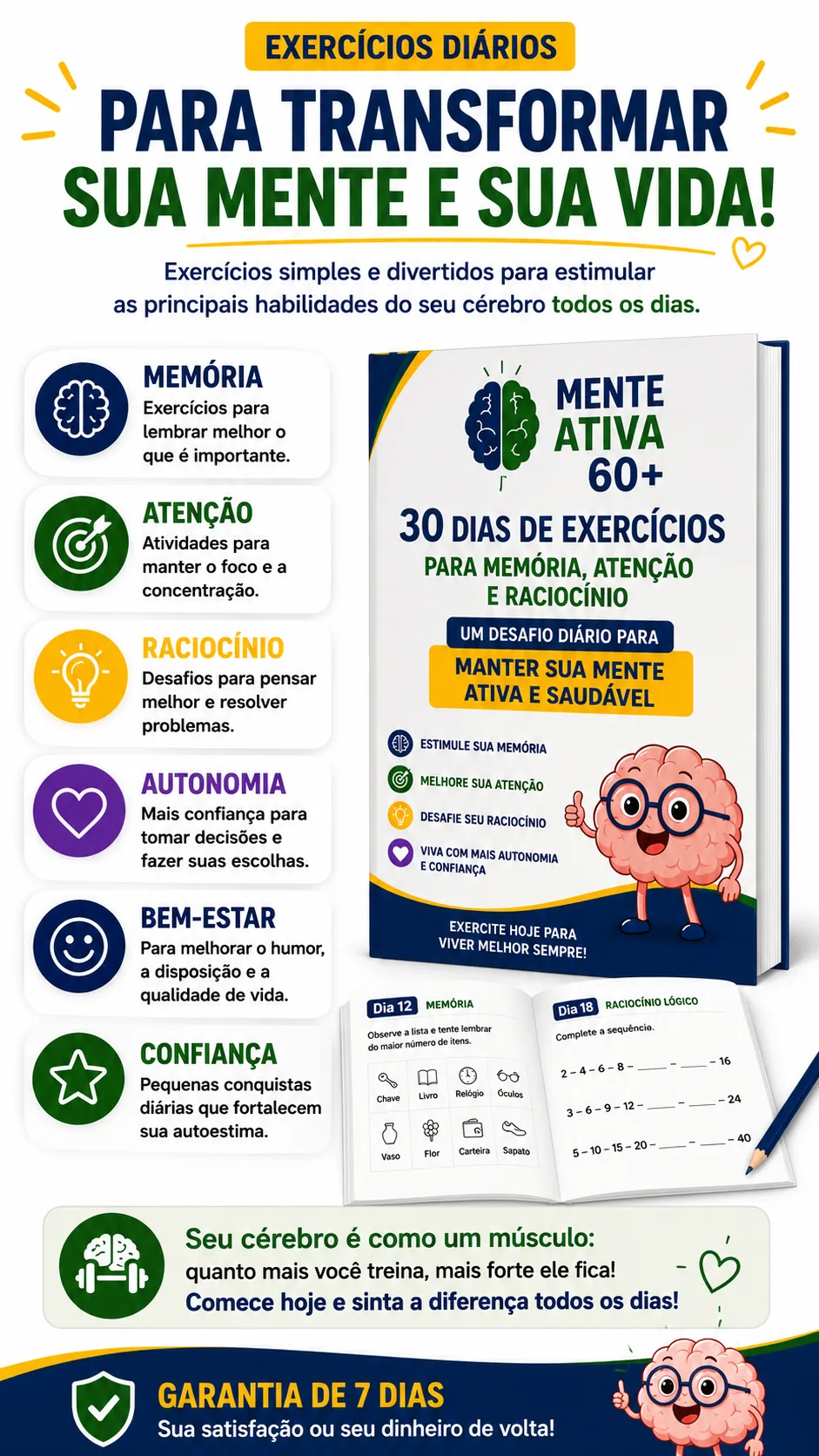 Benefícios do Mente Ativa 60+