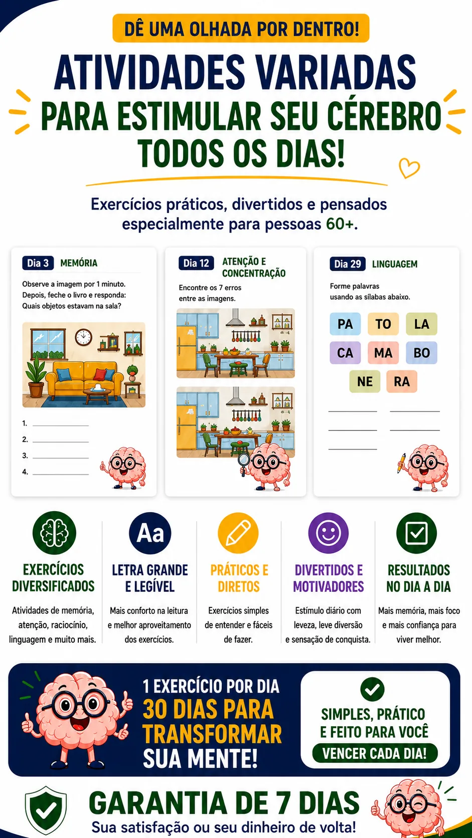 Veja por dentro o Mente Ativa 60+